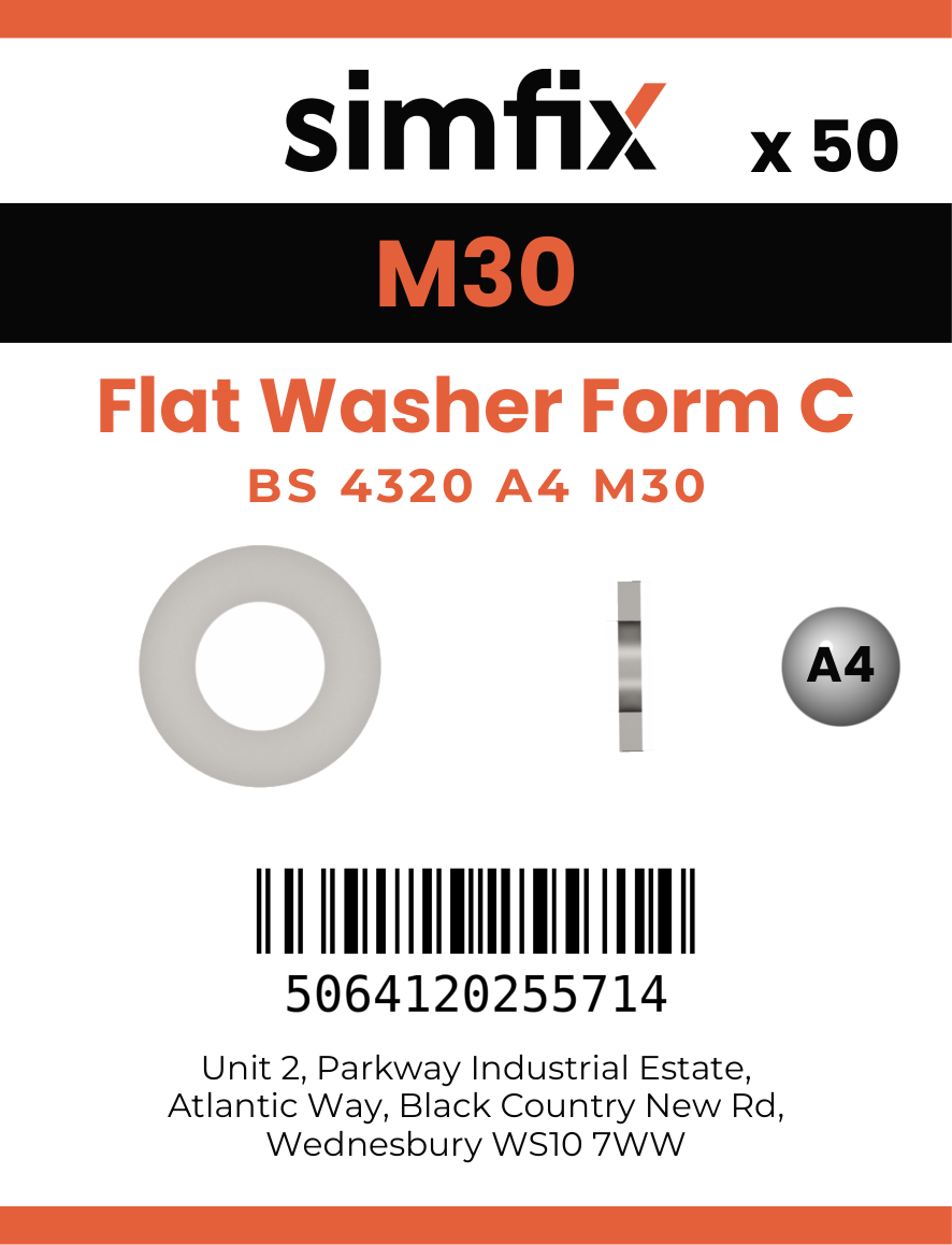 Simfix product label - BS4320CA430-T