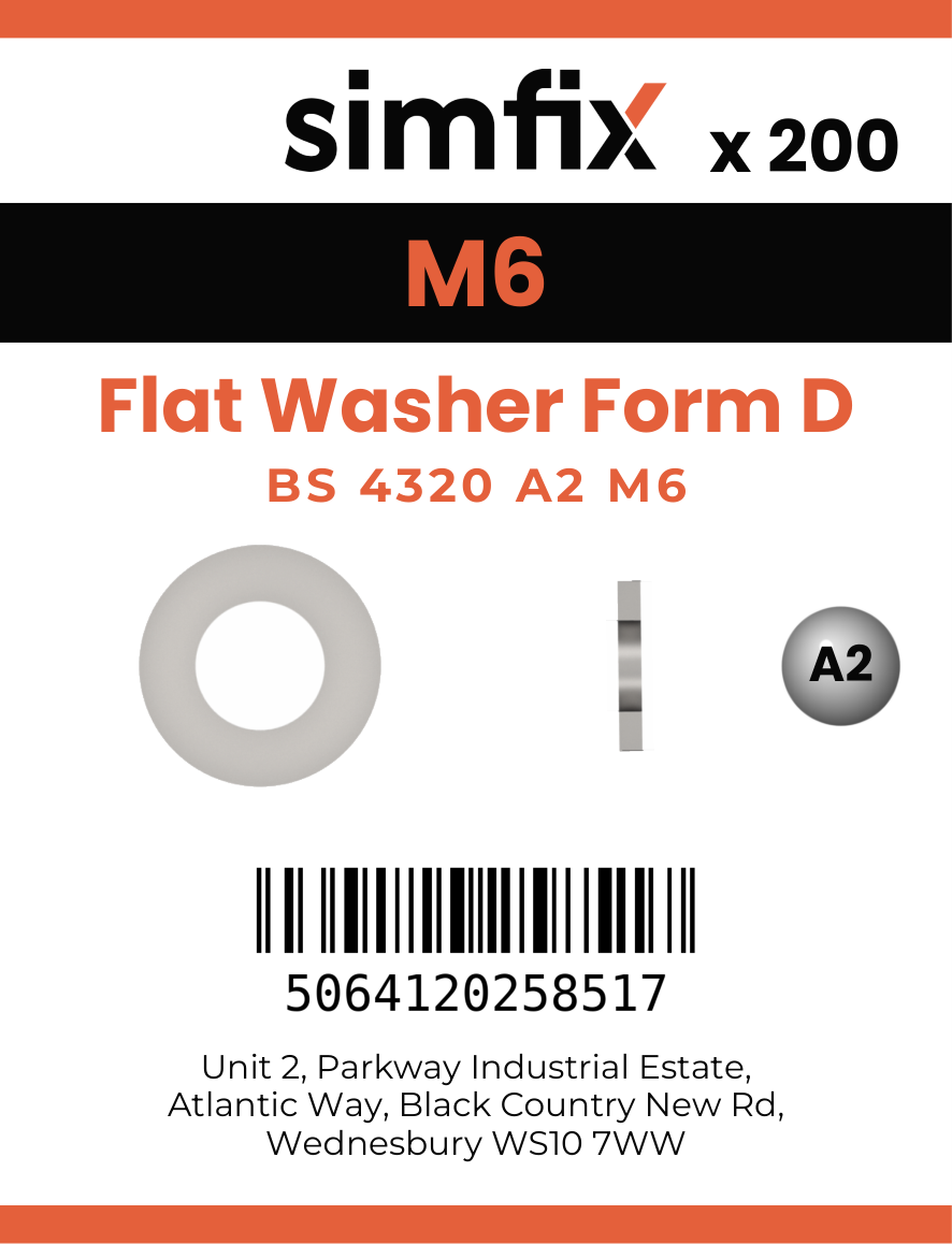 Simfix product label - BS4320DA206-T