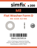 Simfix product label - BS4320DA208-T