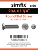 Simfix product label - BS57A22BA032-T