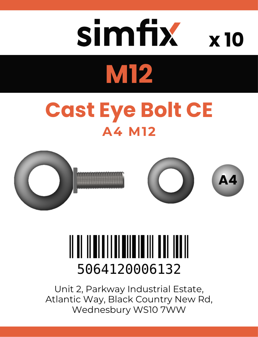 Simfix product label - CEBA4012-T