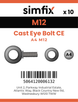Simfix product label - CEBA4012-T