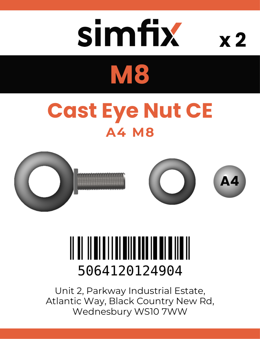 Simfix product label - CENA4008-D