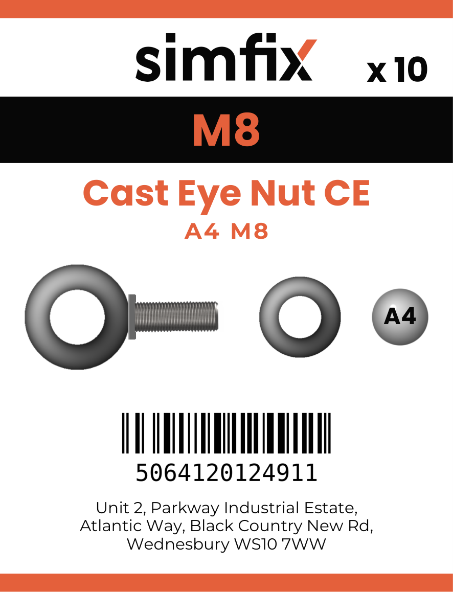 Simfix product label - CENA4008-T