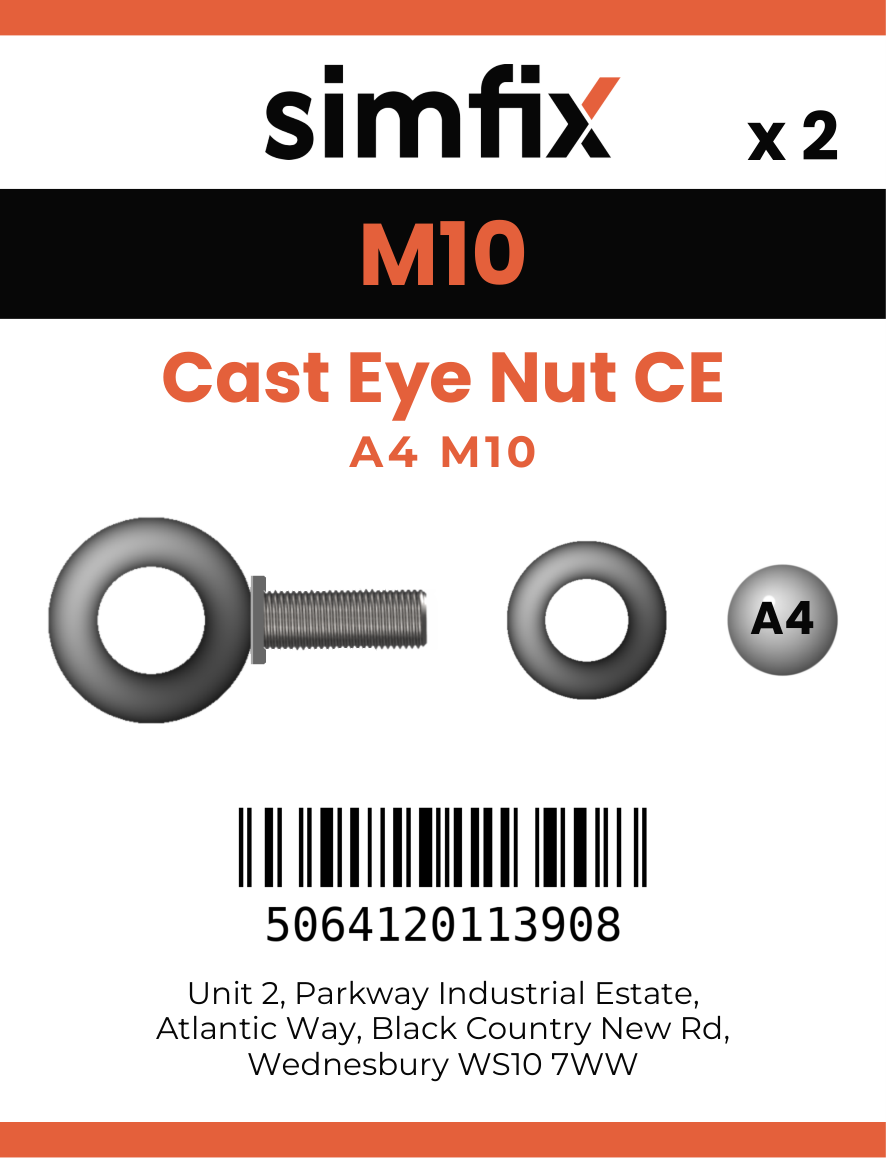 Simfix product label - CENA4010-D