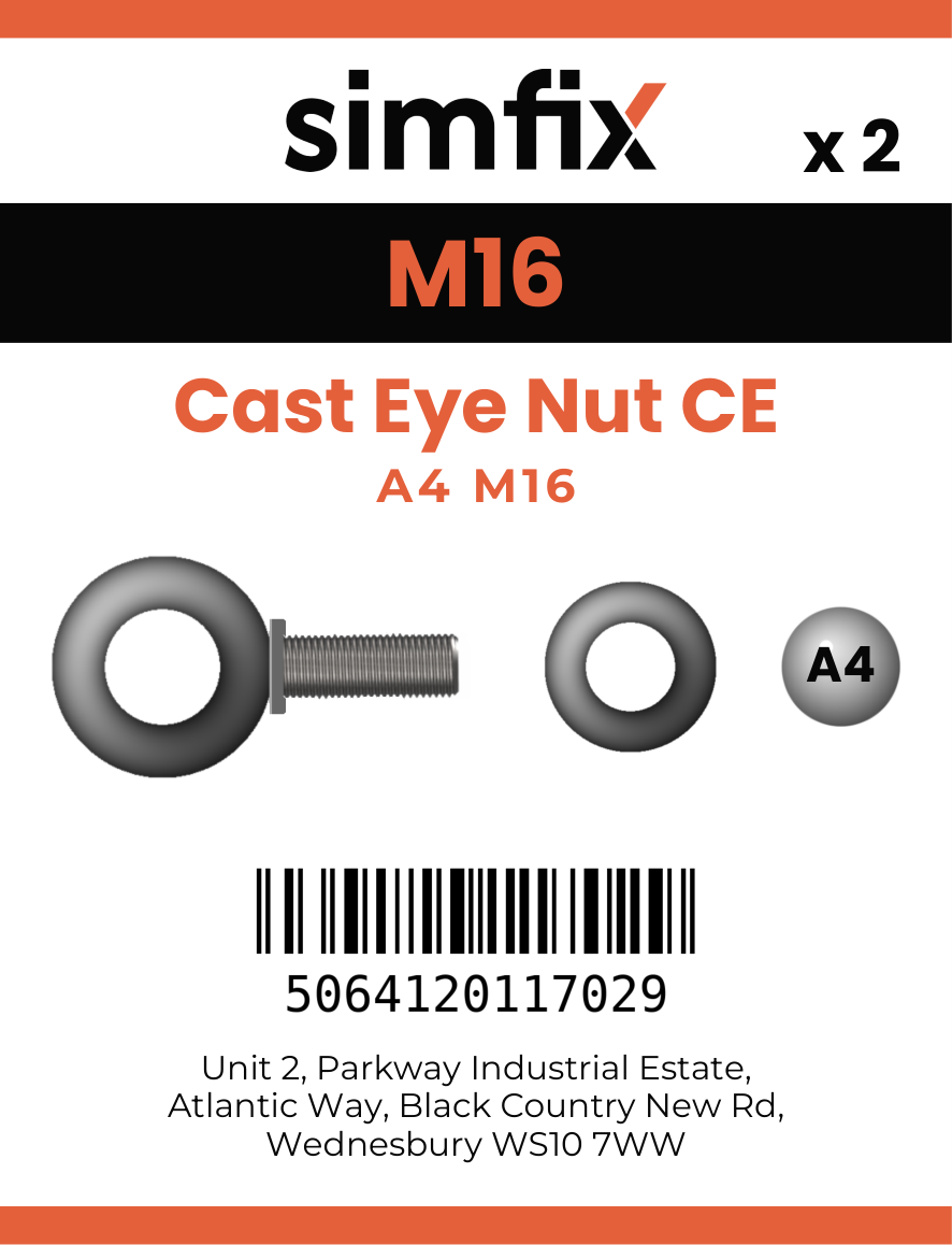Simfix product label - CENA4016-D