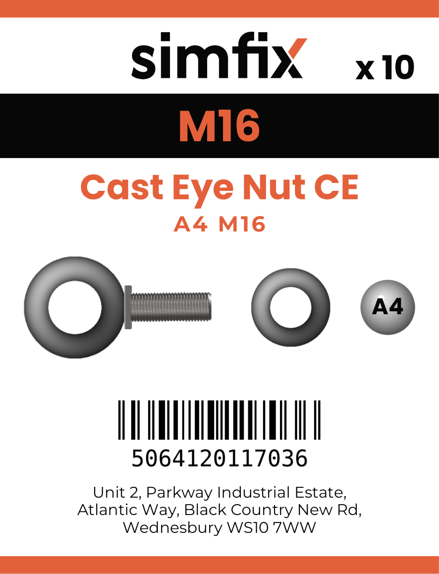 Simfix product label - CENA4016-T