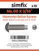 Simfix product label - DSA200005-D