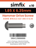 Simfix product label - DSA20006-D