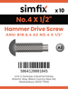 Simfix product label - DSA204013-D
