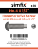 Simfix product label - DSA204013-D
