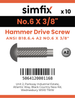 Simfix product label - DSA206009-D