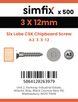 Simfix product label - FTTBA230012-T