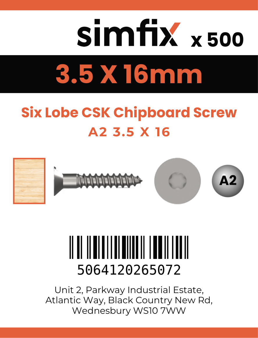 Simfix product label - FTTBA235016-T