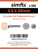 Simfix product label - FTTBA235020-D