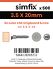 Simfix product label - FTTBA235020-T