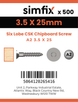 Simfix product label - FTTBA235025-T
