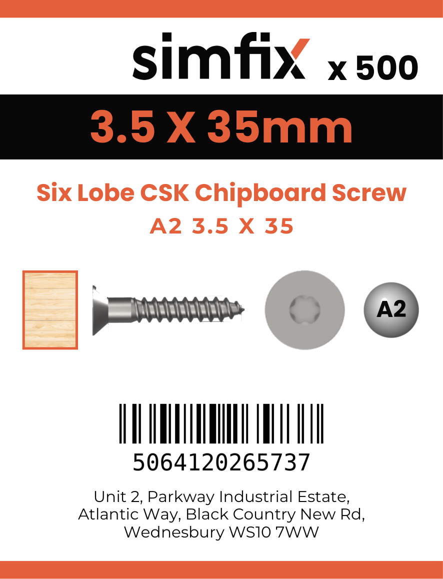 Simfix product label - FTTBA235035-T
