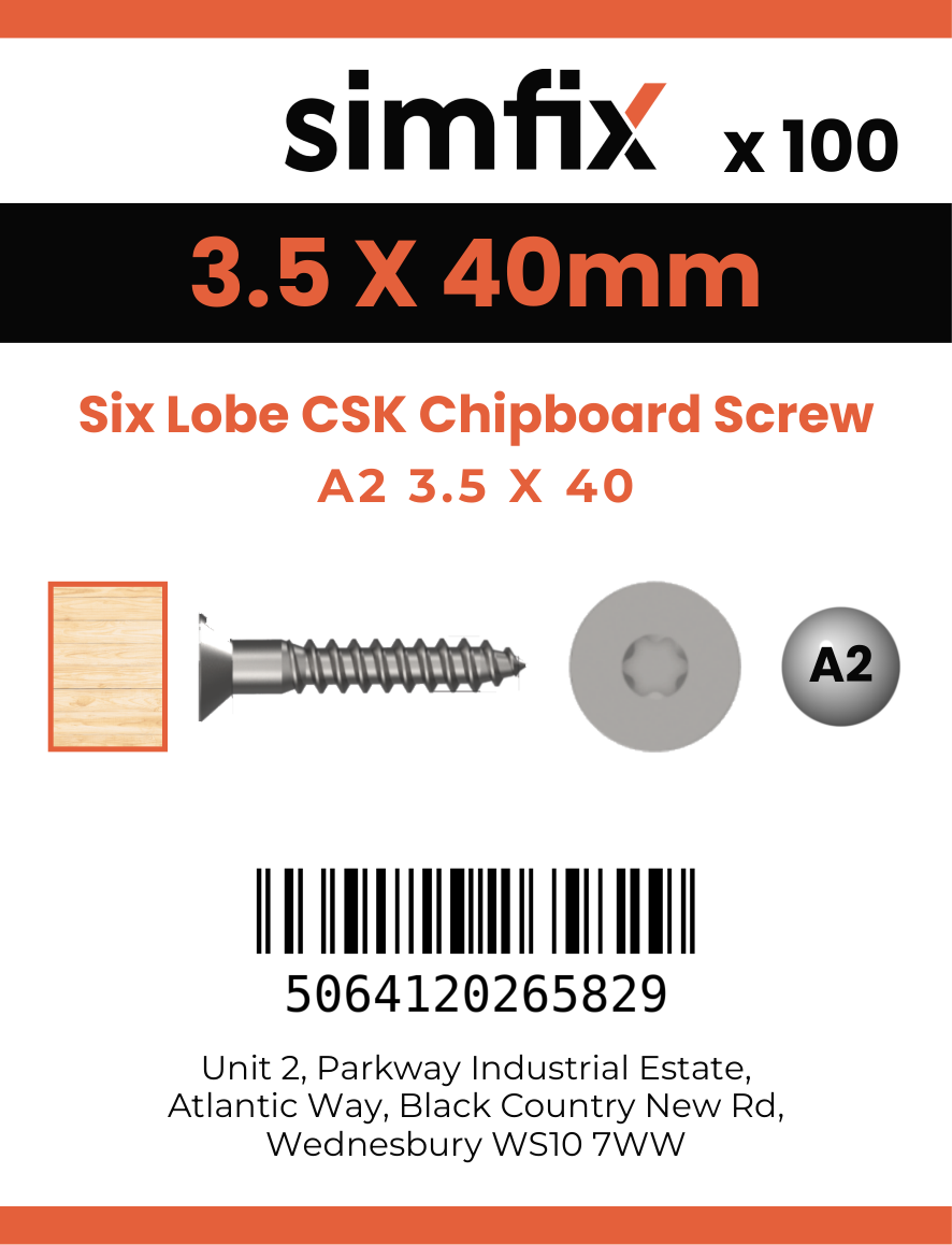 Simfix product label - FTTBA235040-D