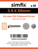 Simfix product label - FTTBA235050-D