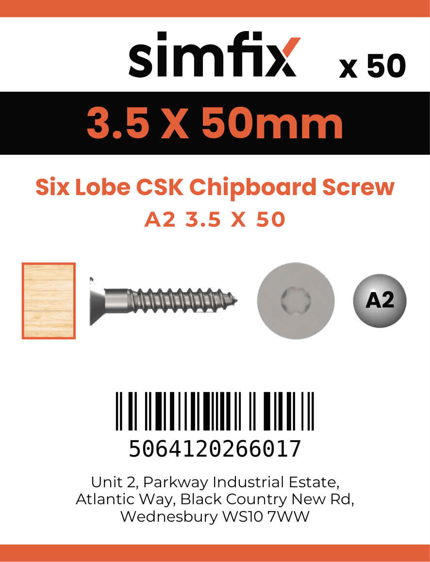 Simfix product label - FTTBA235050-T