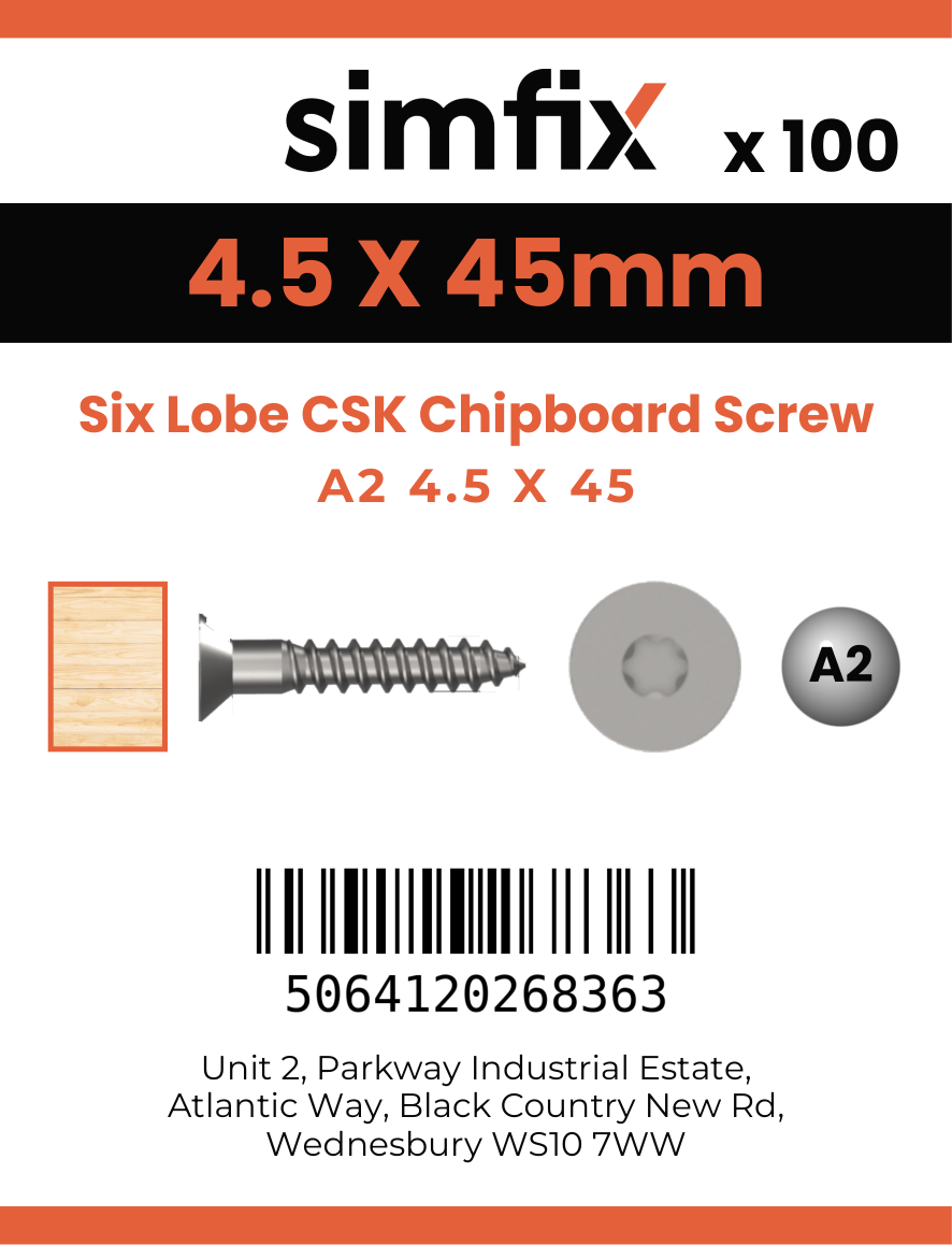 Simfix product label - FTTBA245045-D