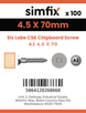 Simfix product label - FTTBA245070-D