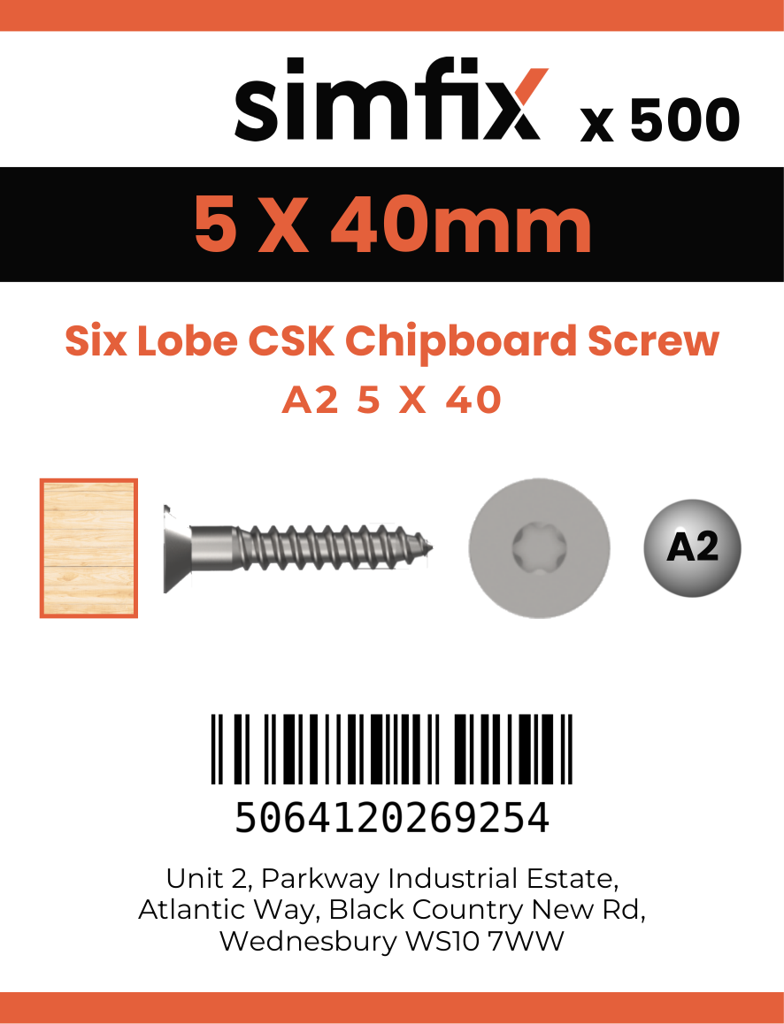 Simfix product label - FTTBA250040-T