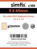 Simfix product label - FTTBA250045-D