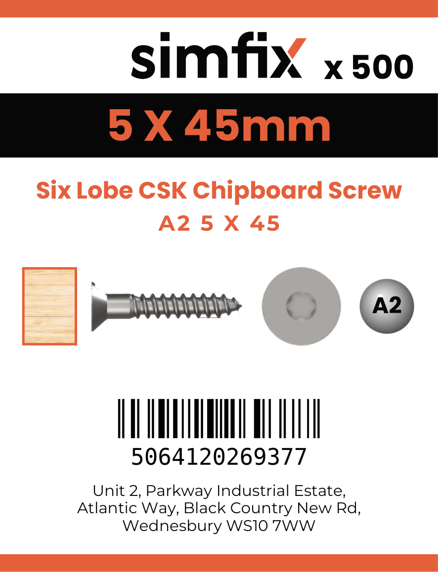 Simfix product label - FTTBA250045-T