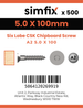 Simfix product label - FTTBA250100-T
