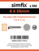 Simfix product label - FTTBA260035-D