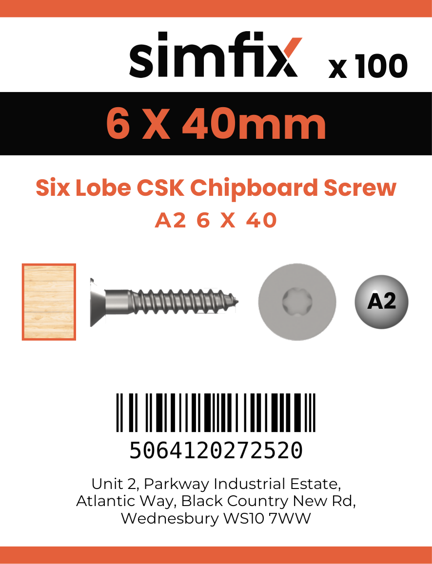 Simfix product label - FTTBA260040-D