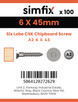 Simfix product label - FTTBA260045-D