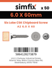 Simfix product label - FTTBA260060-T