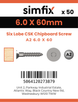 Simfix product label - FTTBA260060-T