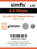 Simfix product label - FTTBA260070-D