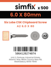 Simfix product label - FTTBA260080-T