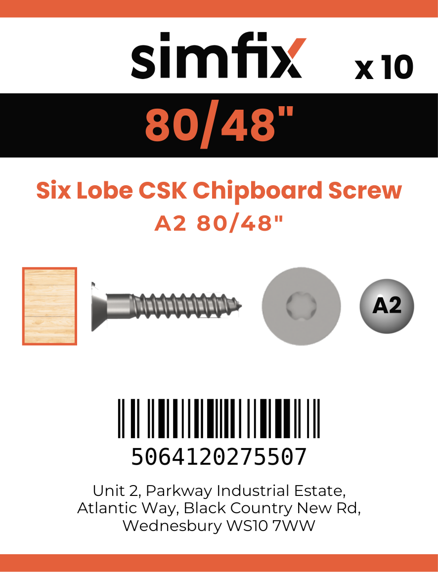 Simfix product label - FTTBA260080RCP-D