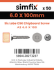 Simfix product label - FTTBA260100-T