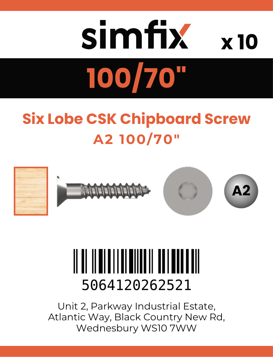 Simfix product label - FTTBA260100RCP-D