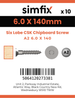 Simfix product label - FTTBA260140-D
