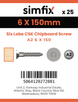 Simfix product label - FTTBA260150-D