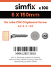 Simfix product label - FTTBA260150-T
