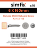 Simfix product label - FTTBA260160-D