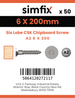 Simfix product label - FTTBA260200-T