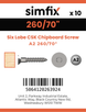 Simfix product label - FTTBA260260-D