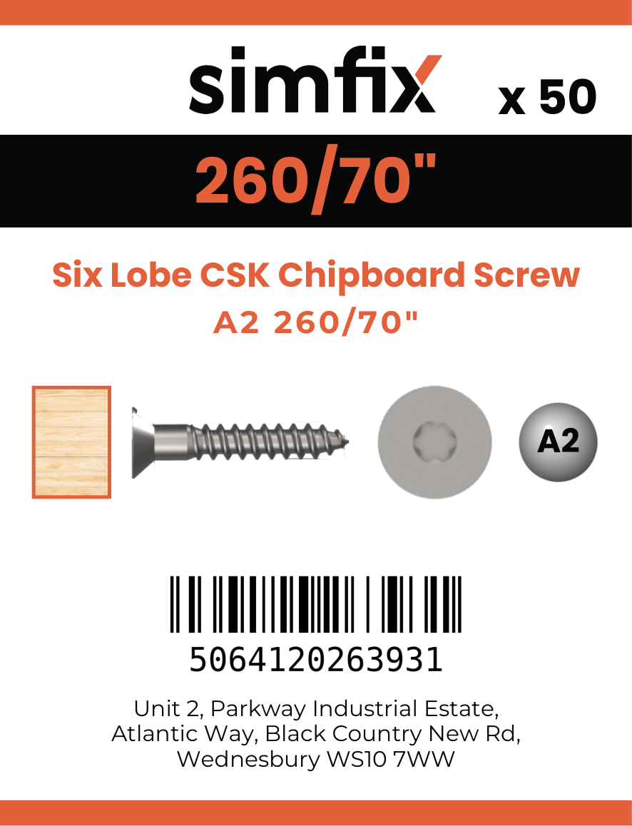 Simfix product label - FTTBA260260-T