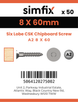 Simfix product label - FTTBA280060-D