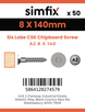Simfix product label - FTTBA280140-T